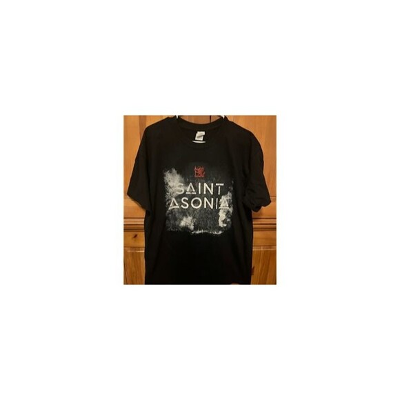 Saint Asonia Band Tee Large | 2015 Tour Dates Graphic Rock T-Shirt NWT - Picture 1 of 2